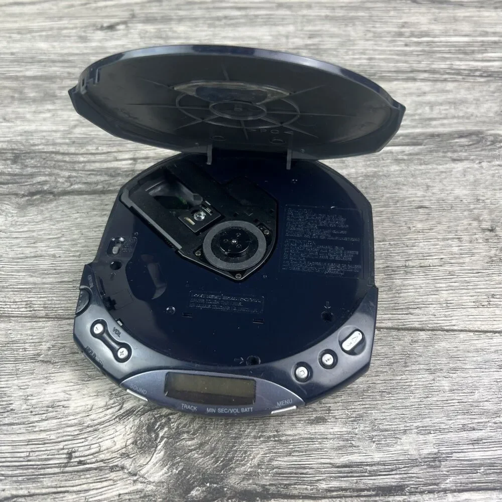 Sony Portable CD Player Blue D-E220 ESP MAX - TESTED AND WORKS